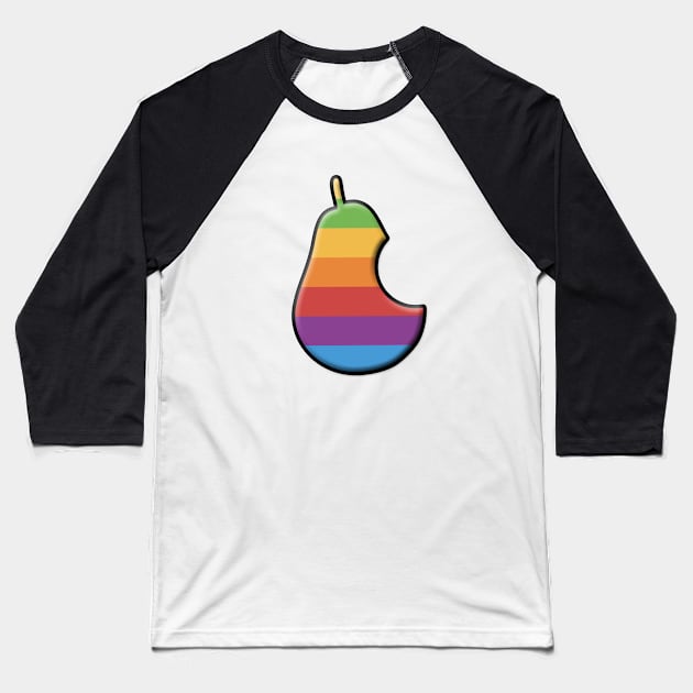 Pear Baseball T-Shirt by onekdesigns